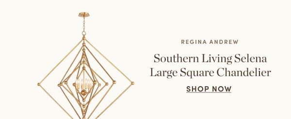 Southern Living Selena Large Square Chandelier