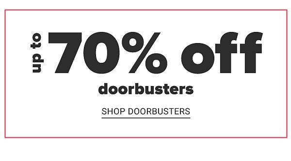 Fall Fashion Sale - Up to 70% off Doorbusters - Shop Doorbusters