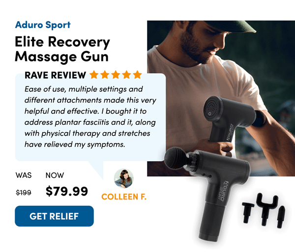 Aduro Sport Recovery Massage Gun | Get Relief 