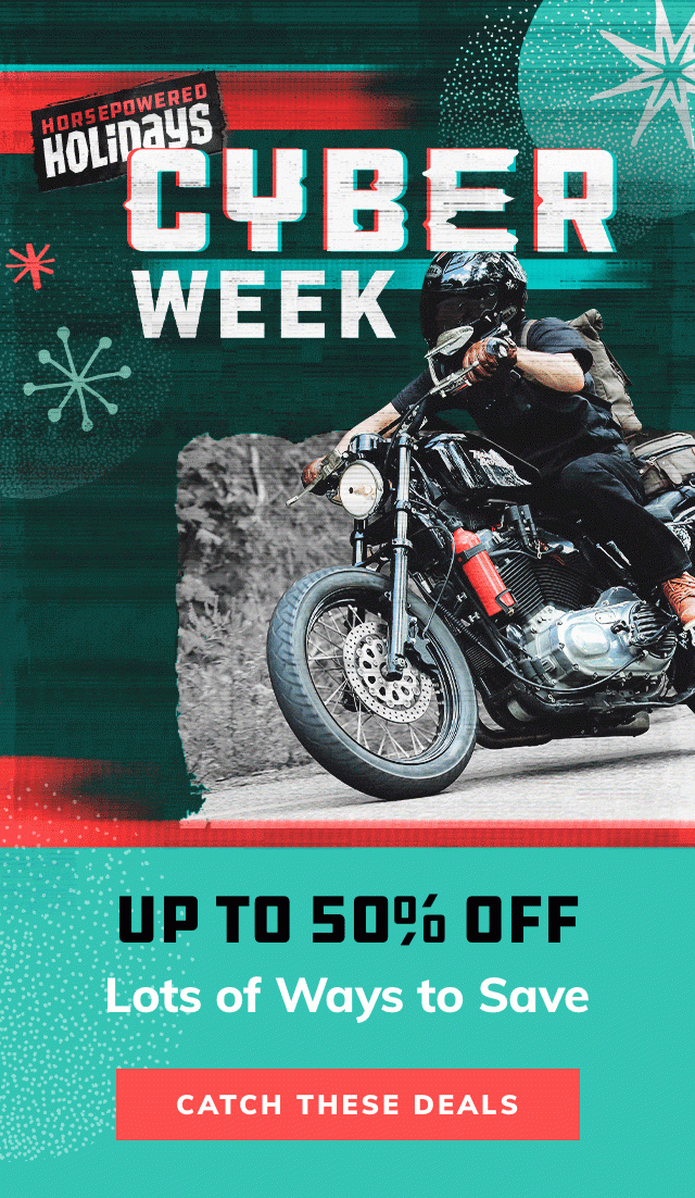 Up to 50% off Cyber Week