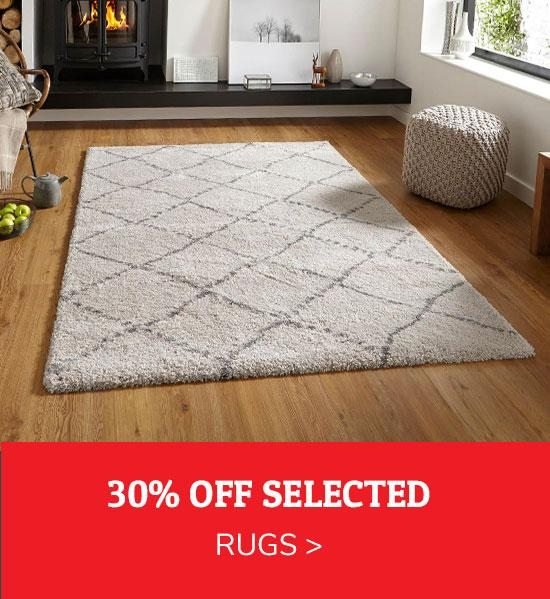 30% OFF SELECTED RUGS