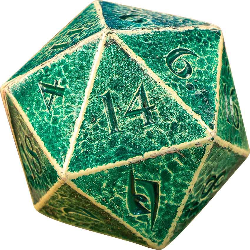 Image of D20 LARP Dice - Weird Green