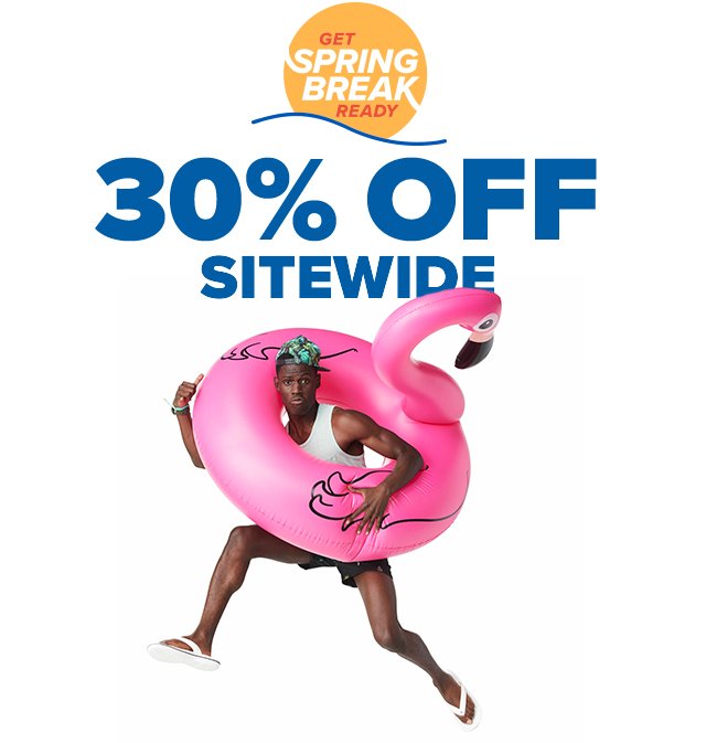 Get Spring Break Ready | 30% Off Sitewide