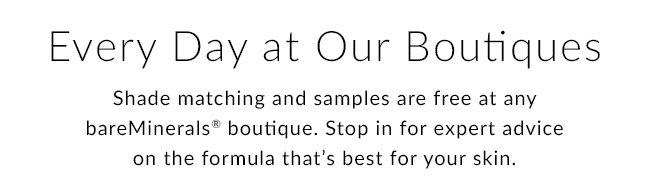 BareMinerals Boutiques