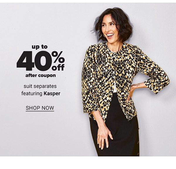 Up to 40% off after Coupon Suit Separates featuring Kasper - Shop Now