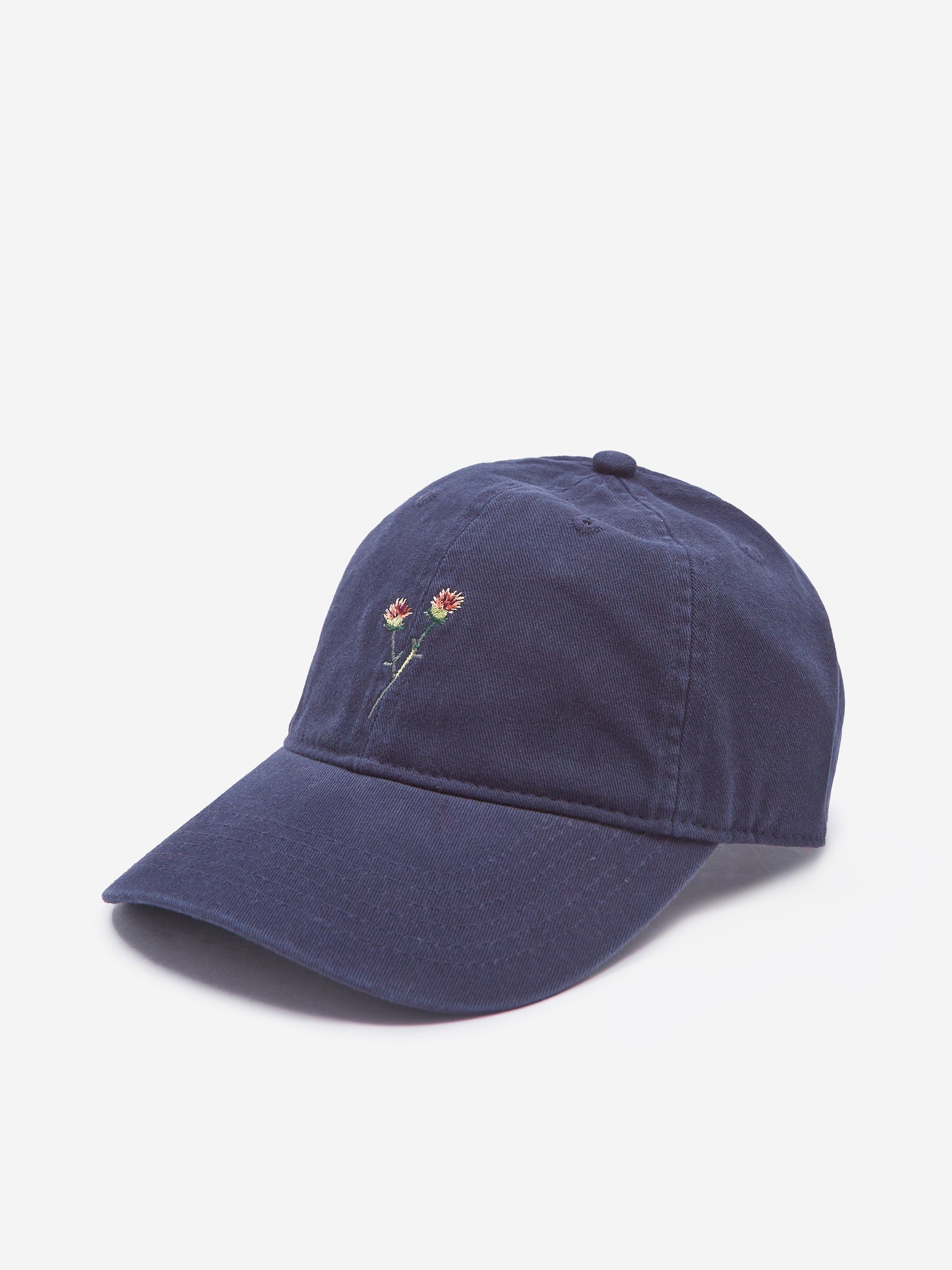 Image of Foret Flower Washed Cap - Navy