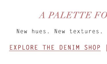 Shop denim.