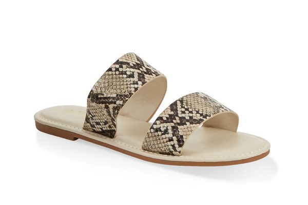 Two Band Slide Sandals