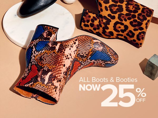 Shop 25% Off Boots & Booties