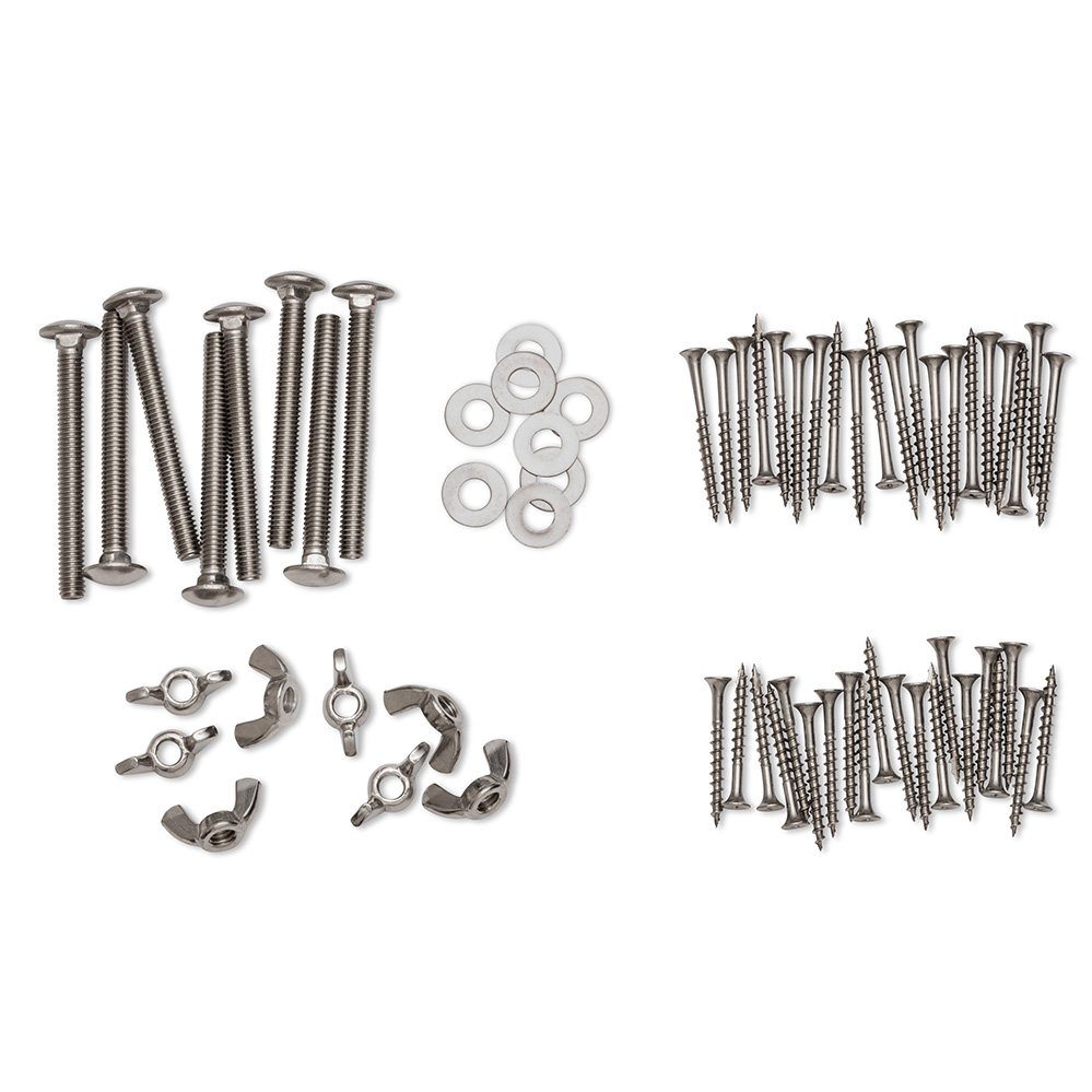 Stainless Steel Hardware Pack for Bar Height Adirondack Table
