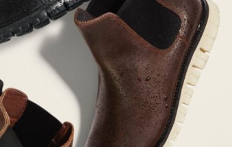 Shop Zerogrand Chelsea Boot in Chestnut Leather