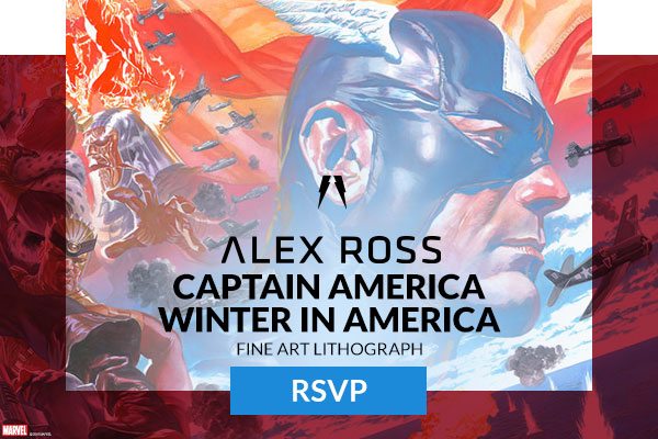  Captain America: Winter In America Fine Art Lithograph