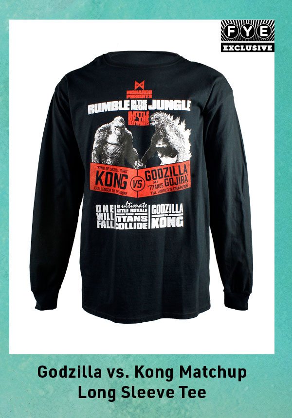 Godzilla Vs. Kong Matchup Long Sleeve Tee