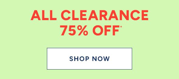 75% off Clearance