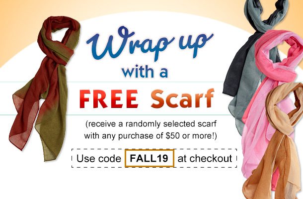 Free Scarf with Purchase