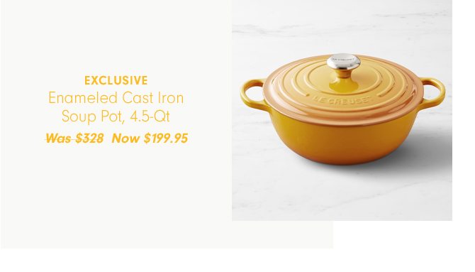 Enameled Cast Iron Soup Pot, 4.5-Qt - Now $199.95