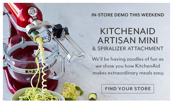 KitchenAid Artisan Mini & Spiralizer Attachment