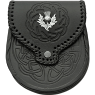 Double Embossed Sporran Pouch