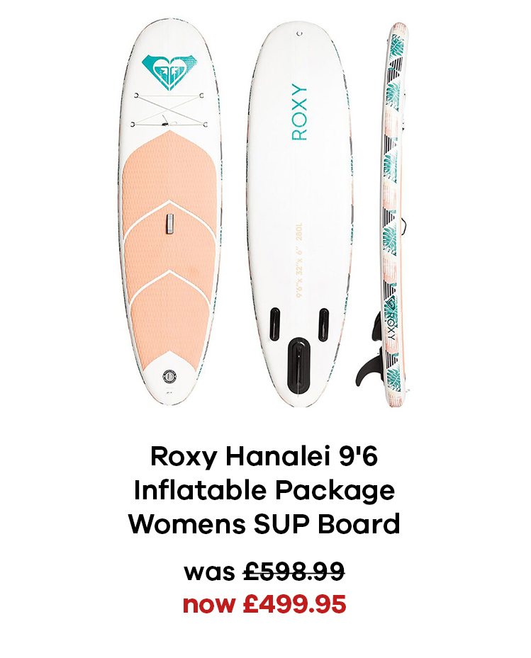 Roxy Hanalei 9'6 Inflatable Package Womens SUP Board