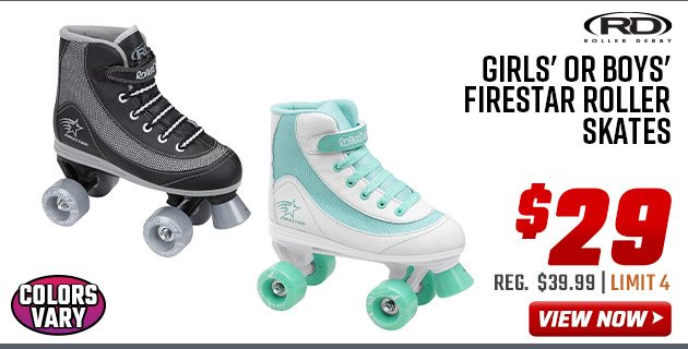 Roller Derby Girls' or Boys' Firestar Roller Skates