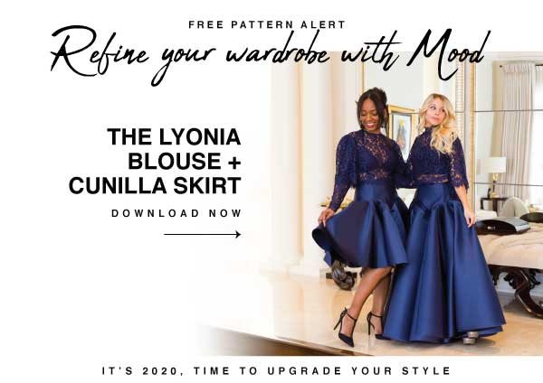 DOWNLOAD THESE FREE PATTERNS NOW! Download The Lyonia Blouse & Cunilla Skirt Now!