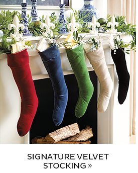 Signature Velvet Stocking