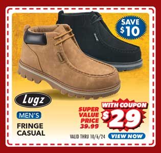 Lugz Fringe Men's Casual Shoes