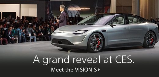 A grand reveal at CES. Meet the VISION-S