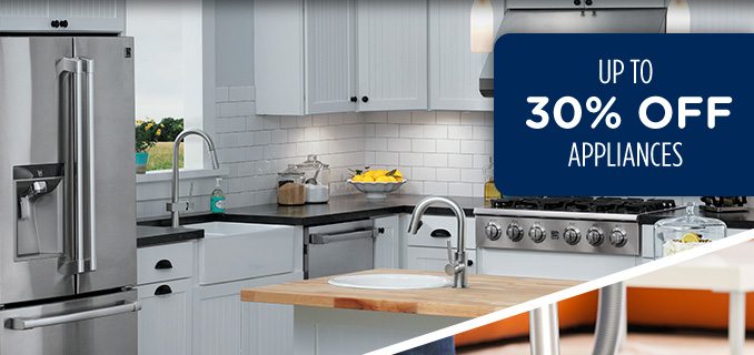 UP TO 30% OFF APPLIANCES