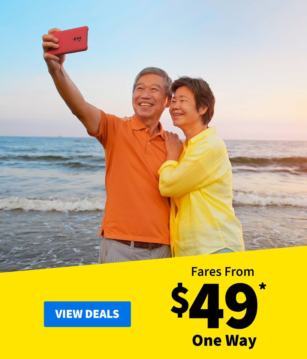 Fares From $49* One Way