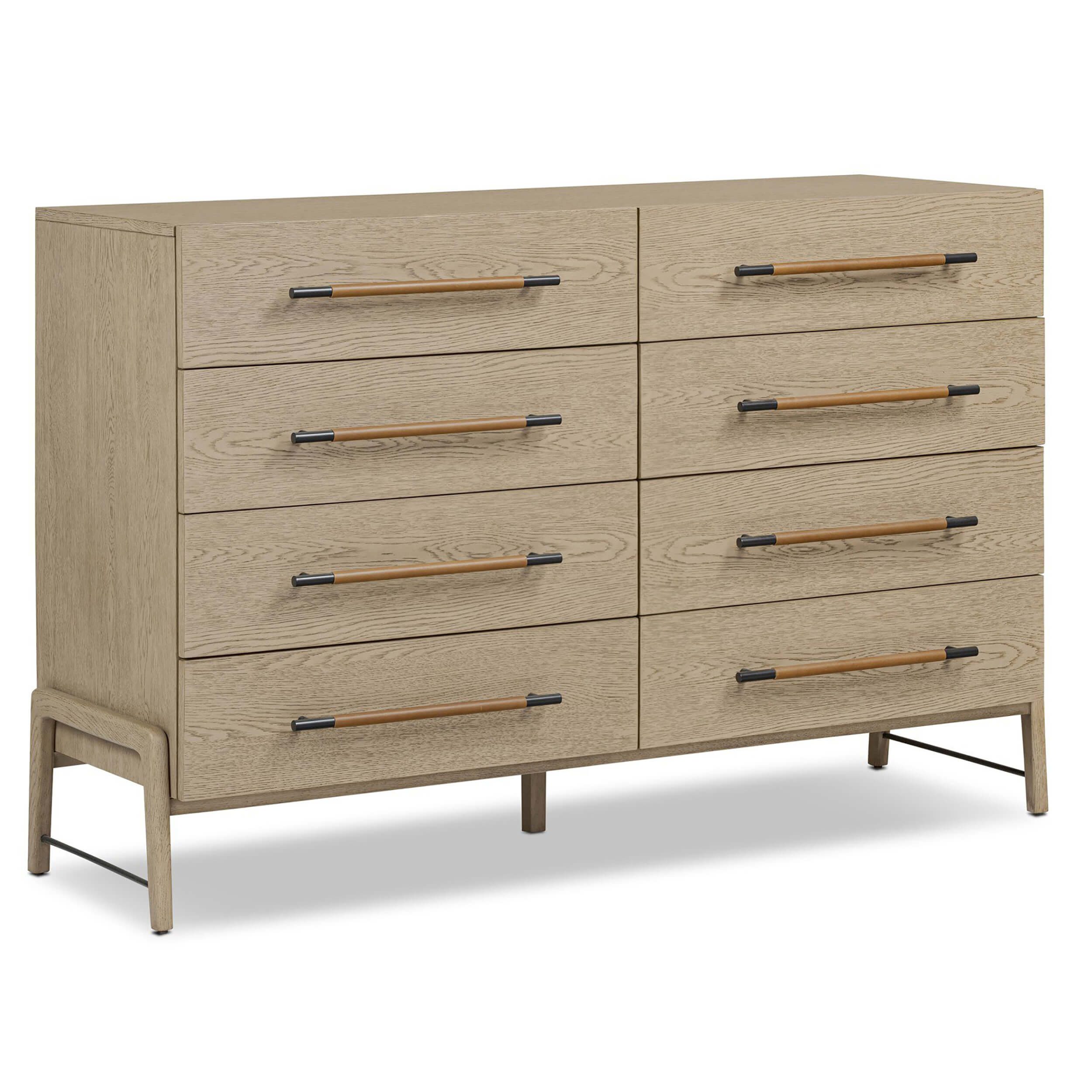 Image of Rosedale 8 Drawer Dresser, Yucca Oak