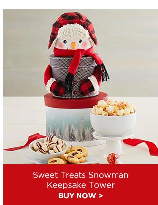 Sweet Treats Snowman Keepsake Tower