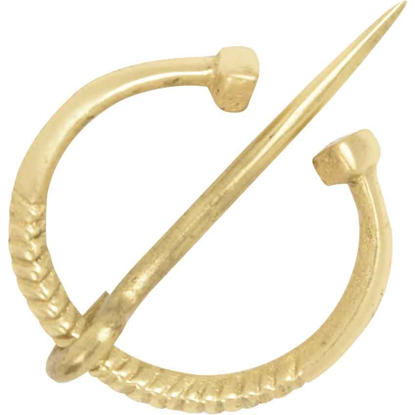 Image of Small Brass Cloak Pin