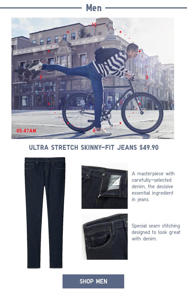 ULTRA STRETCH SKINNY-FIT JEANS - SHOP NOW