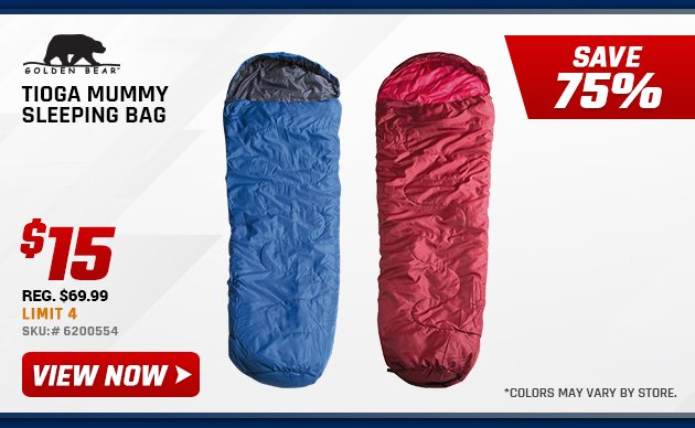 Golden Bear Tioga Mummy Sleeping Bag