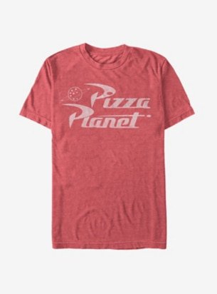 Guys Toy Story Pizza Planet Logo Tee