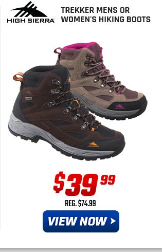 High Sierra Trekker Mens or Women's Hiking Boots