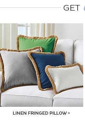 Linen Fringed Pillow