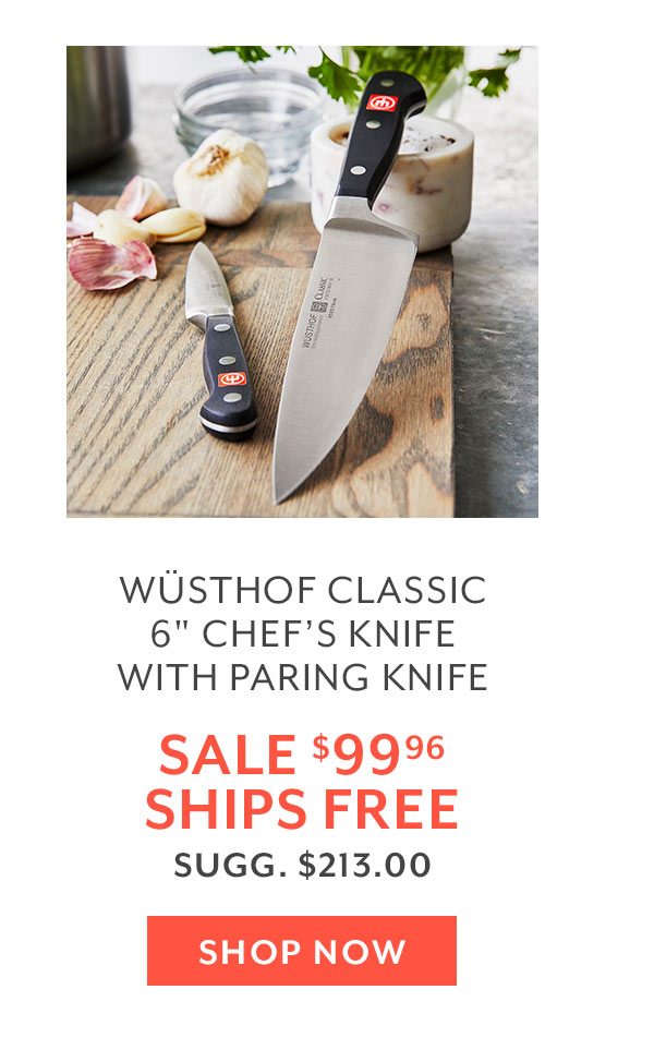 Wüsthof Classic 6 Chef's Knife with Paring Knife