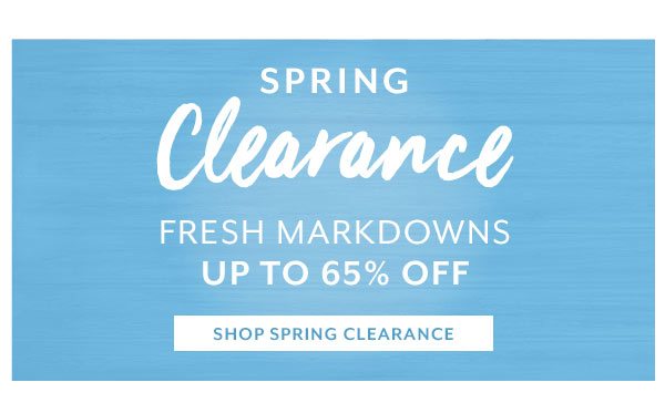 Spring Clearance