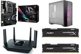 Build New Gaming PC from Scratch with Up to 44% off Components, Storage & Networking