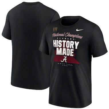 Alabama Crimson Tide Nike College Football Playoff 2020 National Champions Locker Room T-Shirt - Black