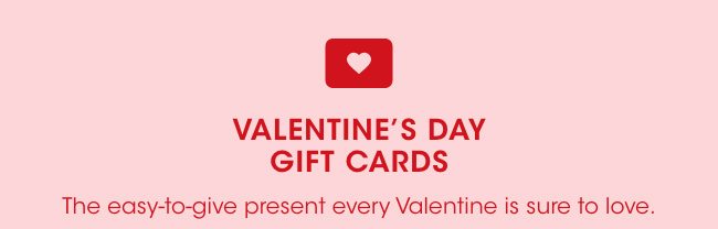 Valentine's Day Gift Cards