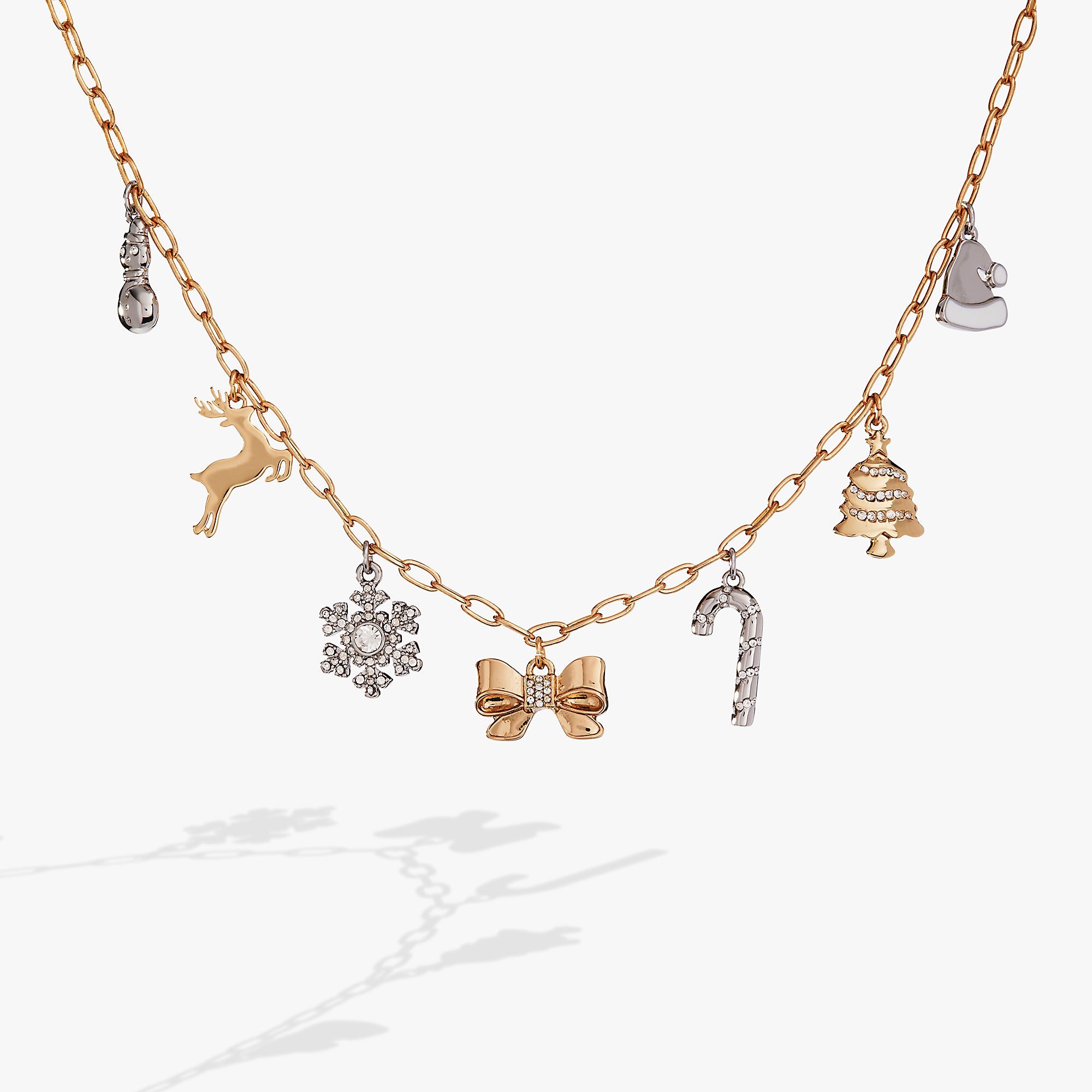 Image of Holiday Cheer Multi-Charm Necklace