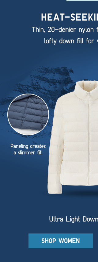 ULTRA LIGHT DOWN JACKET $69.90 - SHOP WOMEN