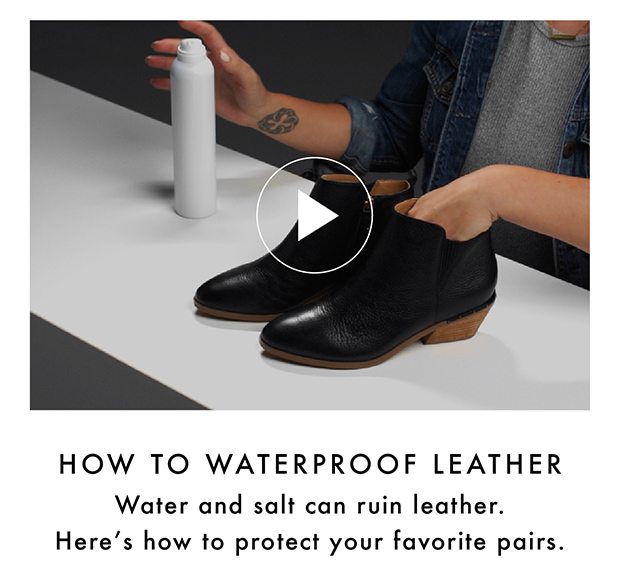 HOW TO WATERPROOF LEATHER