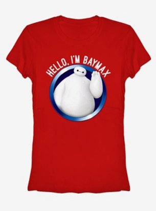 Girls Hello Baymax Tee