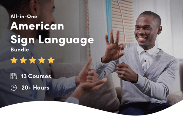 All-In-One American Sign Language Bundle | Enroll For $24.49 With Code SKILLS30