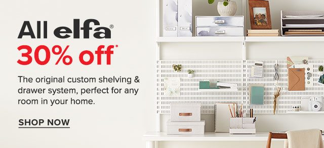 + All Elfa 30% off ›