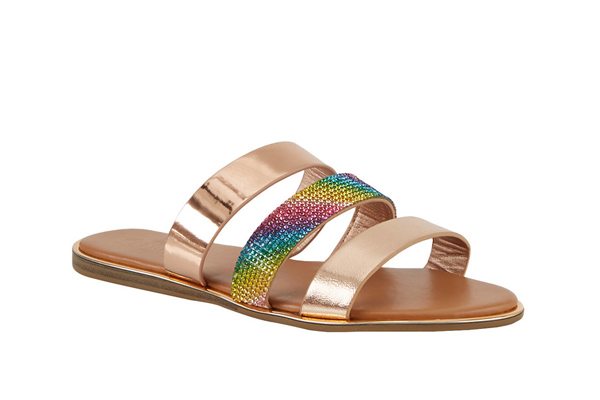 Triple Band Slide Sandals